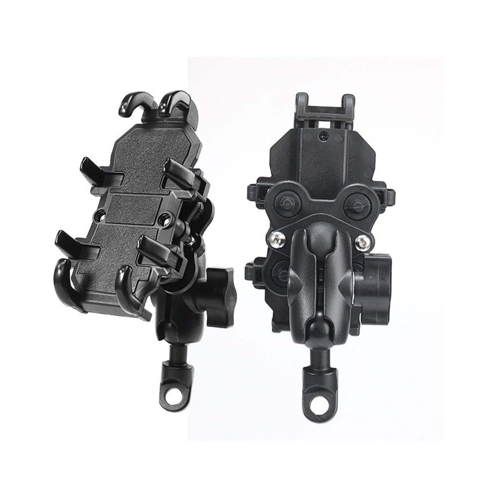Universal Aluminium Motorrad Fahrrad Handy Halter Navigation Halterung GPS Stoßfest Lenker Halter GPS Halterung Halter Motorrad GPS Halterung(B2) von ELEKNZBZTG