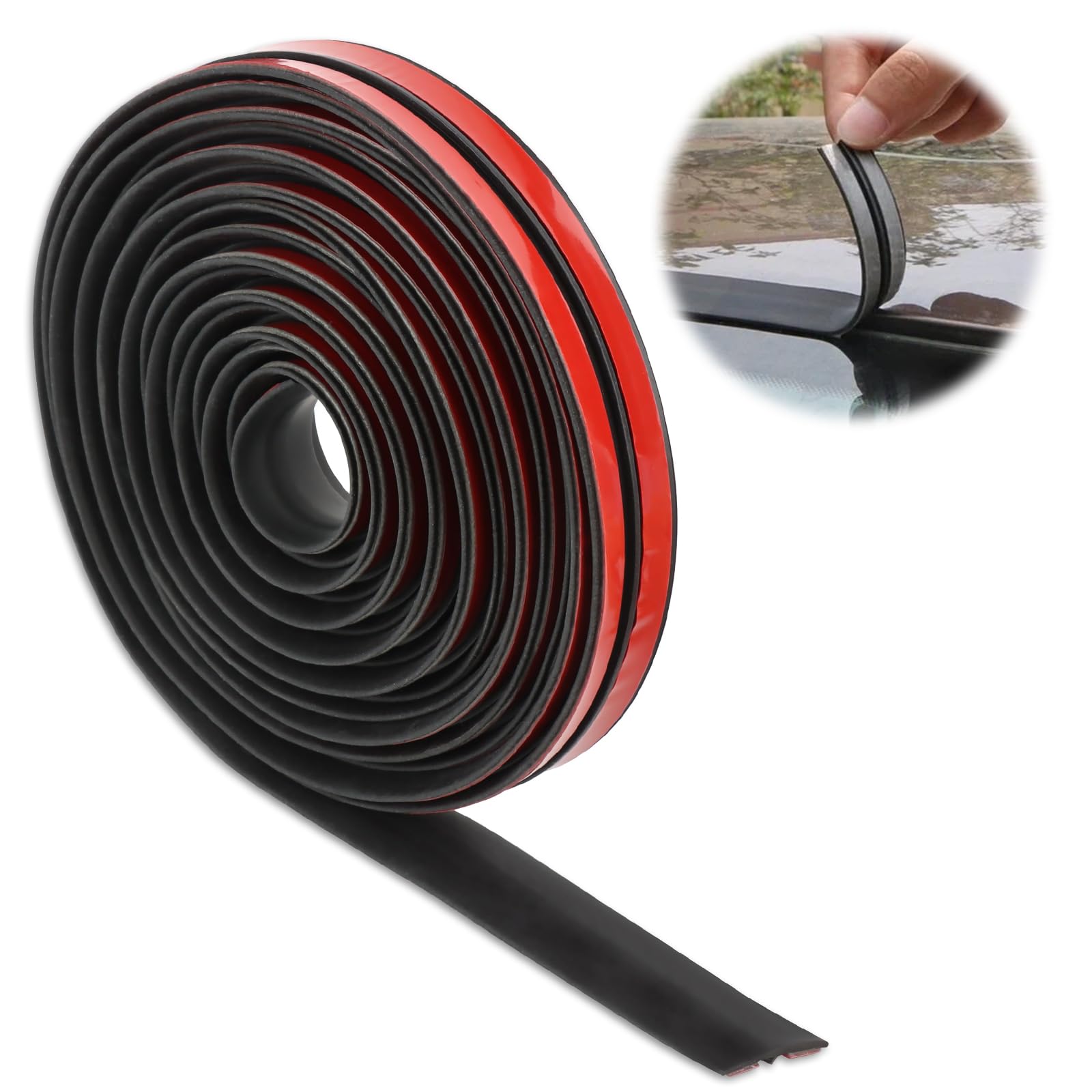 13.12 Feet Joint en Caoutchouc Auto AdhéSif Universel, ELEPRUC Colle Pare Brise, 4M Joint pare Brise, Bande d'éTanchéIté, Noir Joint Porte Voiture pour Joint de Gardien et Pare-Brise Avant Arrière 13.12 Feet Joint en Caoutchouc Auto AdhéSif Universel, ELEPRUC Colle Pare Brise, 4M Joint pare Brise, Bande d'éTanchéIté, Noir Joint Porte Voiture pour Joint de Gardien et Pare-Brise Avant Arrière von ELEPRUC