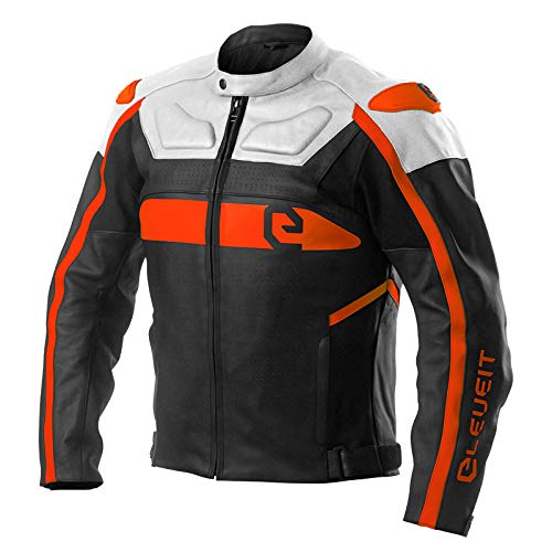 ELEVEIT JACKE RC PRO MANN,WEISS/FLUO ORANGE,46 von ELEVEIT