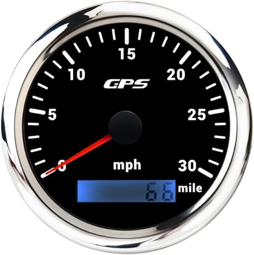 ELING 85 mm GPS-Tachometer 0–30 MPH mit GPS Antenne mit 7 Farben Hintergrundbeleuchtung für Auto Motorrad Boot ELING 85 mm GPS-Tachometer 0–30 MPH mit GPS Antenne mit 7 Farben Hintergrundbeleuchtung für Auto Motorrad Boot von ELING