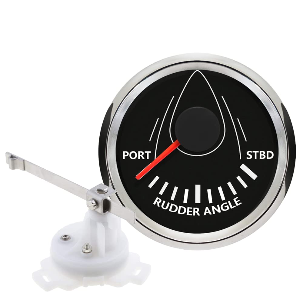 Garantiert Seitenruder Winkellehre Anzeige 0-190ohm mit Paarung Sensor mit Hintergrundbeleuchtung 52mm 12V/24V Garantiert Seitenruder Winkellehre Anzeige 0-190ohm mit Paarung Sensor mit Hintergrundbeleuchtung 52mm 12V/24V von ELING