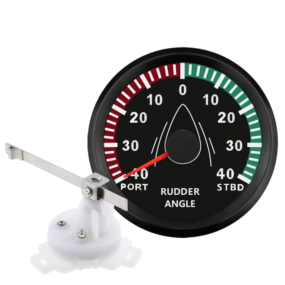 Garantiert Seitenruder Winkellehre Anzeige 0-190ohm mit Paarung Sensor mit Hintergrundbeleuchtung 85mm 12V/24V Garantiert Seitenruder Winkellehre Anzeige 0-190ohm mit Paarung Sensor mit Hintergrundbeleuchtung 85mm 12V/24V von ELING