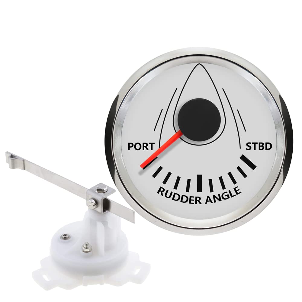 Seitenruder Winkel Anzeige Messgerät 0-190ohm mit Paarung Sensor 52mm 9-32V mit Hintergrundbeleuchtung Seitenruder Winkel Anzeige Messgerät 0-190ohm mit Paarung Sensor 52mm 9-32V mit Hintergrundbeleuchtung von ELING