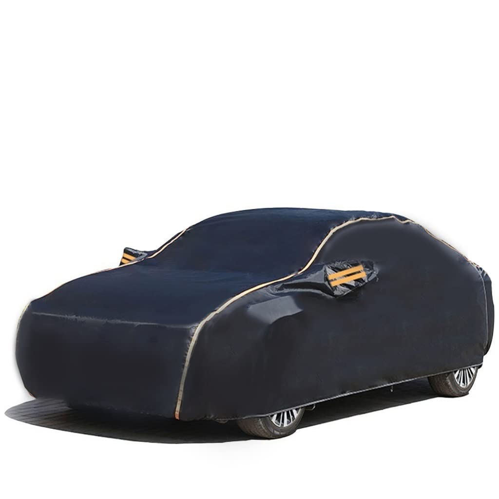Oxford Universal Car Cover Für Cadillac Cts/Cts-V 2003-2019 |Outdoor-Autoabdeckung, Wind- Und Schneeschutz, Oxford-Sonnenschutz-Autoabdeckung (Color : Black) von ELIPOS