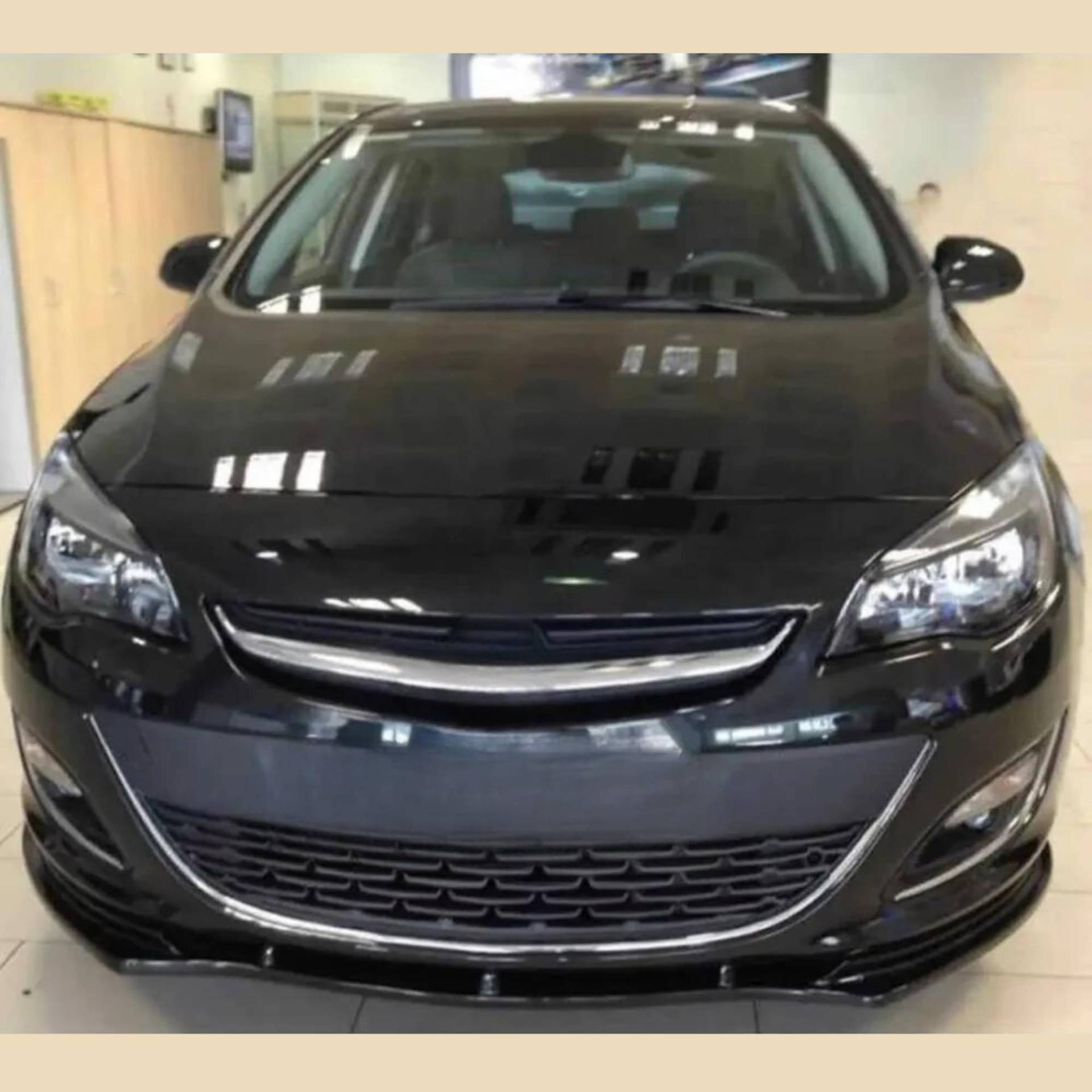 ELIT TUNING STORE Frontstoßstangen-Lippe für Opel Astra J 2011–2015, Karosserie-Set, 6 Farben, Autozubehör, Spoiler, Splitter, Diffusor, Klappe, Sport-Stoßstange, Außenteile (Silber), 3 Stück von ELIT TUNING STORE