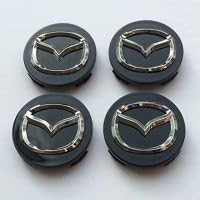 4 Stück Nabendeckel/Aufkleber Nabenkappen für Mazda 56mm Felgen Radnaben Felgendeckel Felgenkappen Auto Zubehör von ELOMAS