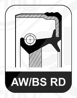 Elring Wellendichtring, Kurbelwelle [Hersteller-Nr. 069.590] für Alfa Romeo, Cadillac, Chevrolet, Chrysler, Dr, Fiat, Jeep, Lancia, Opel, Saab, Suzuki von ELRING