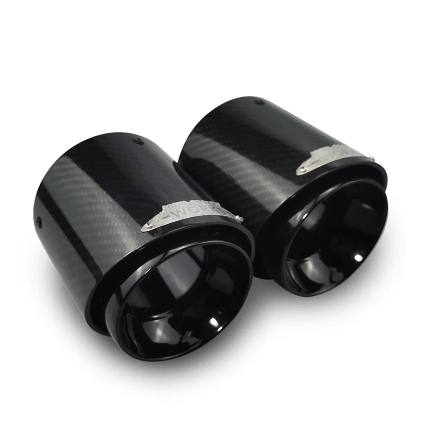 1 Stück Auto-Schalldämpfer-Auspuffrohr. Auspuffendrohr Aus Kohlefaser. Kompatibel Mit BMW Mini Cooper R55 R56 R57 R58 R59 R60 R61.(R55 R56 Cooper S) von ELROAL