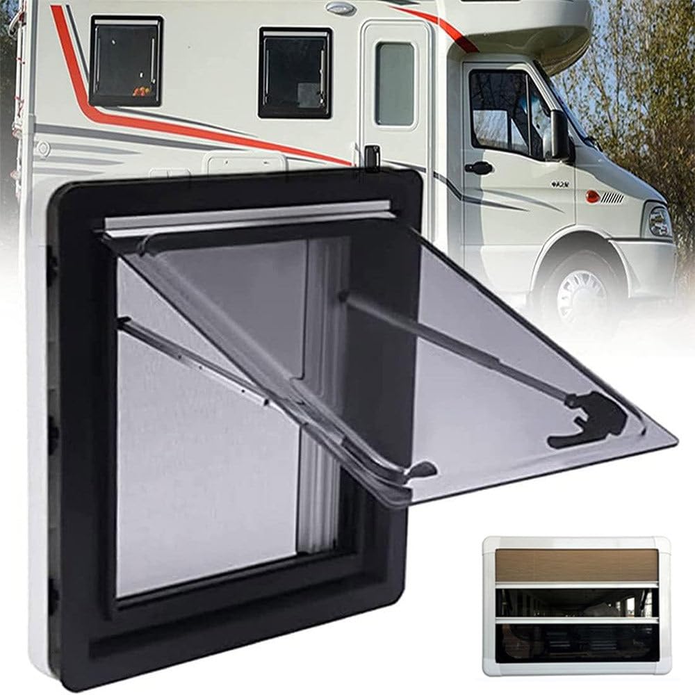 ELUKHT Schiebefenster, Wohnmobil, ausziehbares Fenster, Anhänger, Lüftungsluke, Auto, Außen, Schiebefenster, Wohnwagen, Seite, doppellagiges Schiebefenster mit Vorhang, oben aufgehängtes Fenster ELUKHT Schiebefenster, Wohnmobil, ausziehbares Fenster, Anhänger, Lüftungsluke, Auto, Außen, Schiebefenster, Wohnwagen, Seite, doppellagiges Schiebefenster mit Vorhang, oben aufgehängtes Fenster von ELUKHT