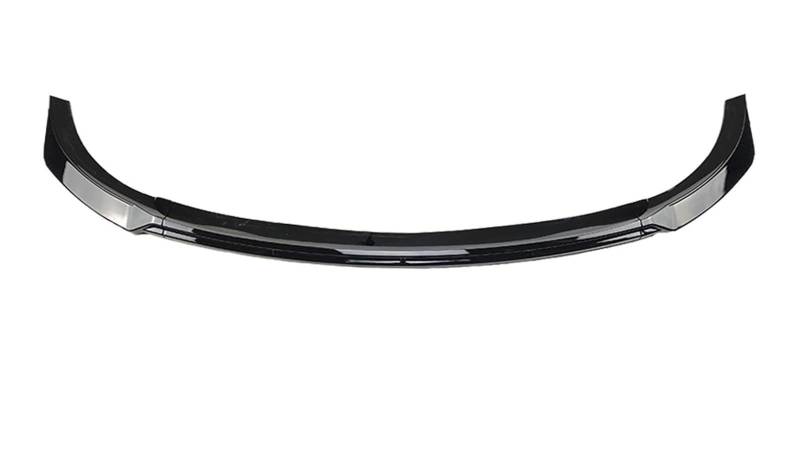 Frontstoßstange Spoiler Für Tesla Für Modell Y 2020 2021 2022 Frontschürze Spoiler Lip Splitter Schutz Bord ABS Glänzend Schwarz Carbon Faser Frontspoiler Lippe (Farbe : Glossy Black) von EMENAR