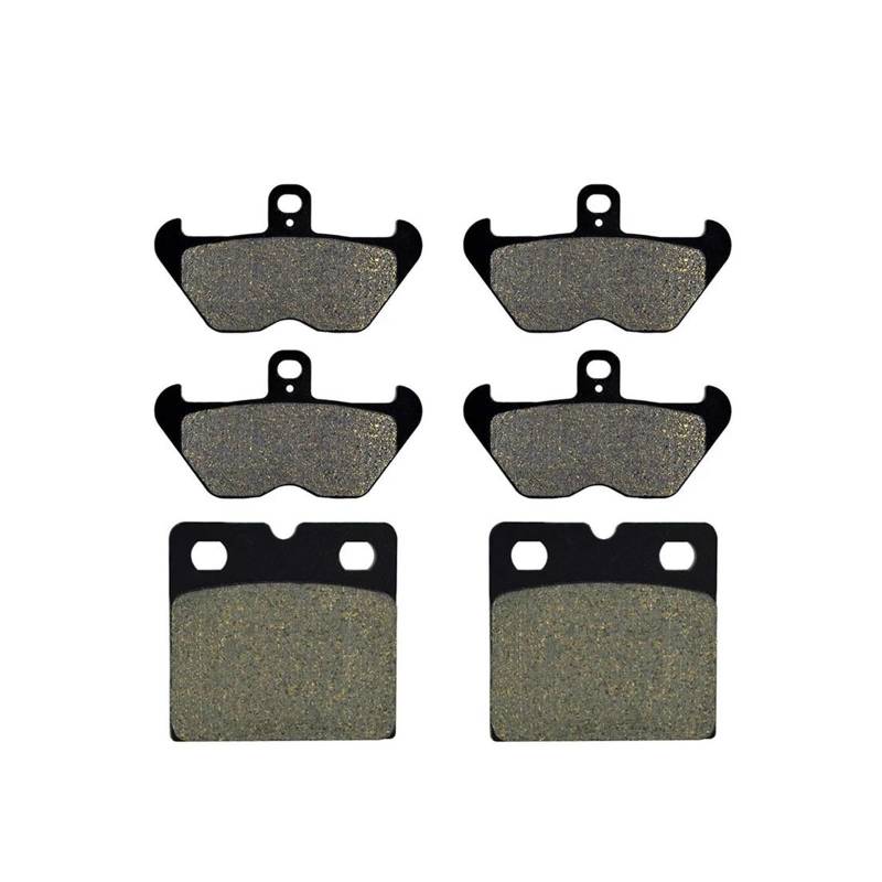 EMIGOS Motorrad Vorne Und Hinten Basierend Bremsbeläge Für B&MW K1100LT KL1100LT K1100RS K1200RS R1100RS FA407 FA18 K100RS K1 Satz Bremsbeläge Für Motorräder (Color : Front and Rear) von EMIGOS