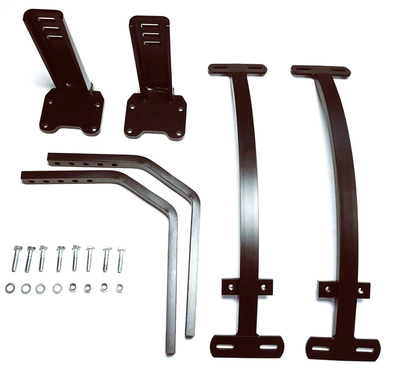 2 Stück Kotflügelhalter vorne links und rechts für Landini Schlepper, Traktor, Trecker (Kotflügel Breite: von 340 bis 410 mm) von EMPULA