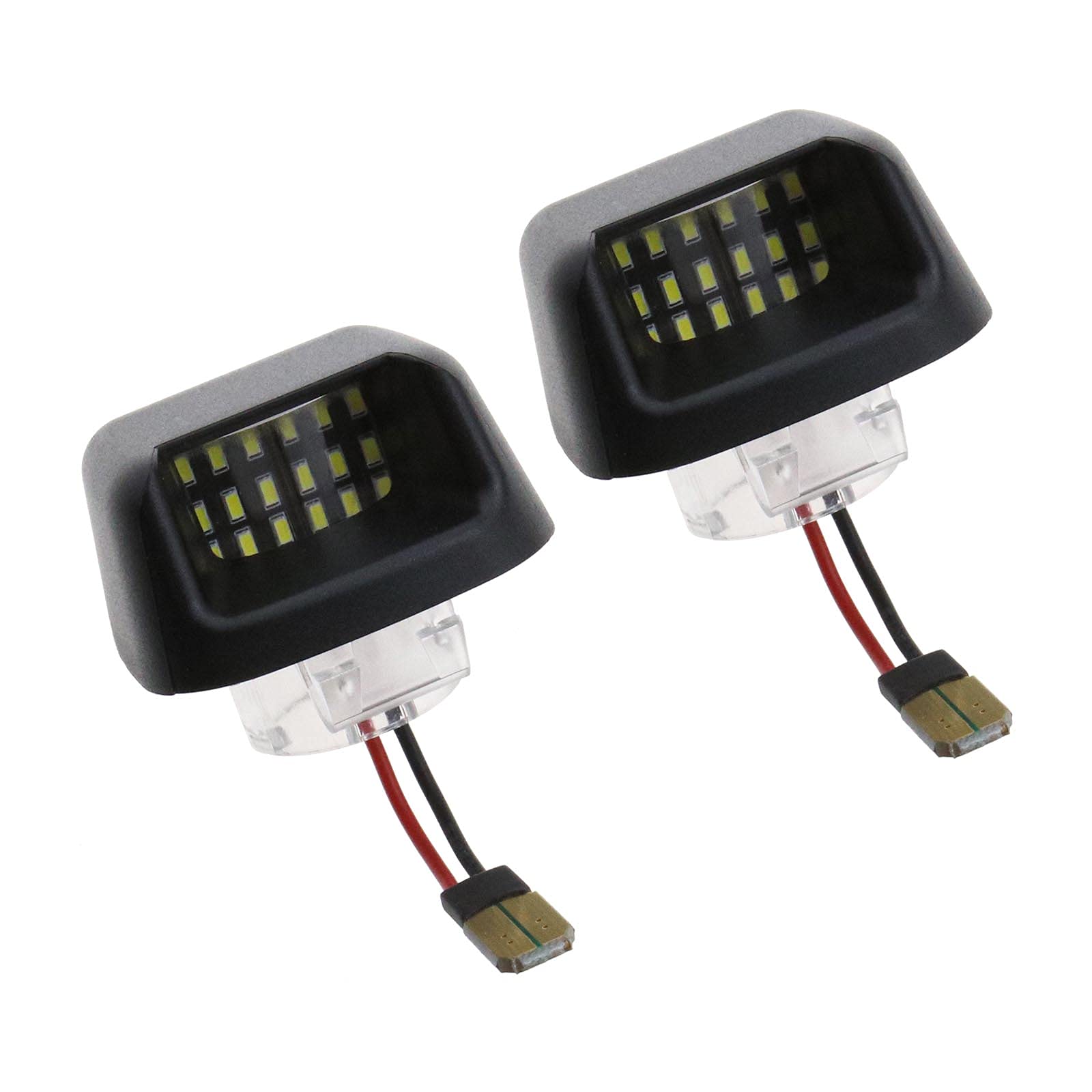 EMSea 1 Paar Auto 18 LED Kennzeichenbeleuchtung hinten 26510 ZP50A 6500K 12V kompatibel mit Navara D40 2004-2020 Armada Titan Xterra von EMSea