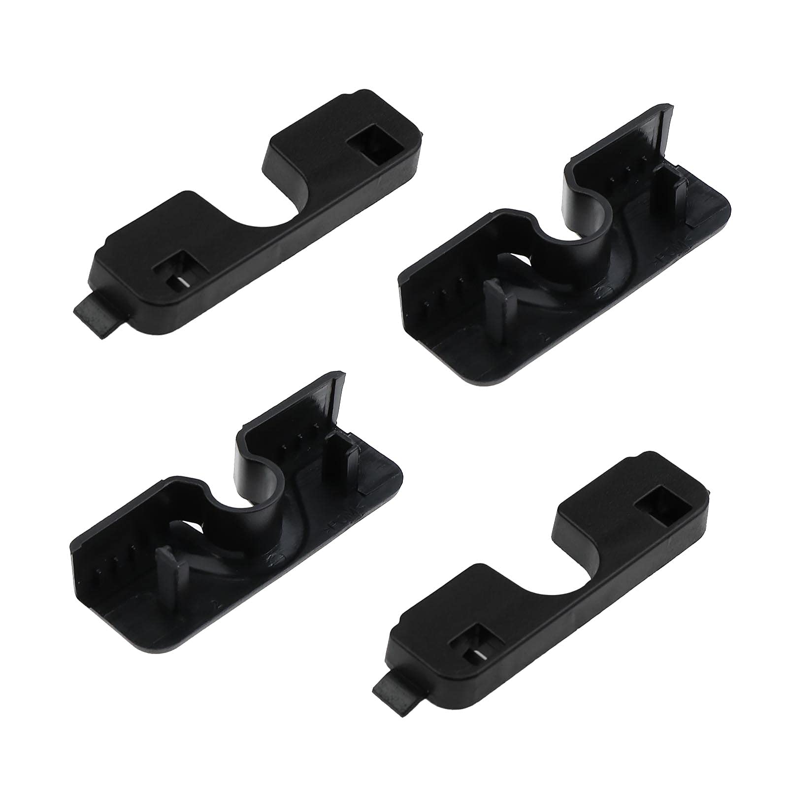 EMSea 4 Stück schwarzer Hutablage Clip Kunststoff Kompatibel mit Corsa 2007-2019, 39201660,13301817, 2345342, 13233544, 2345579 von EMSea