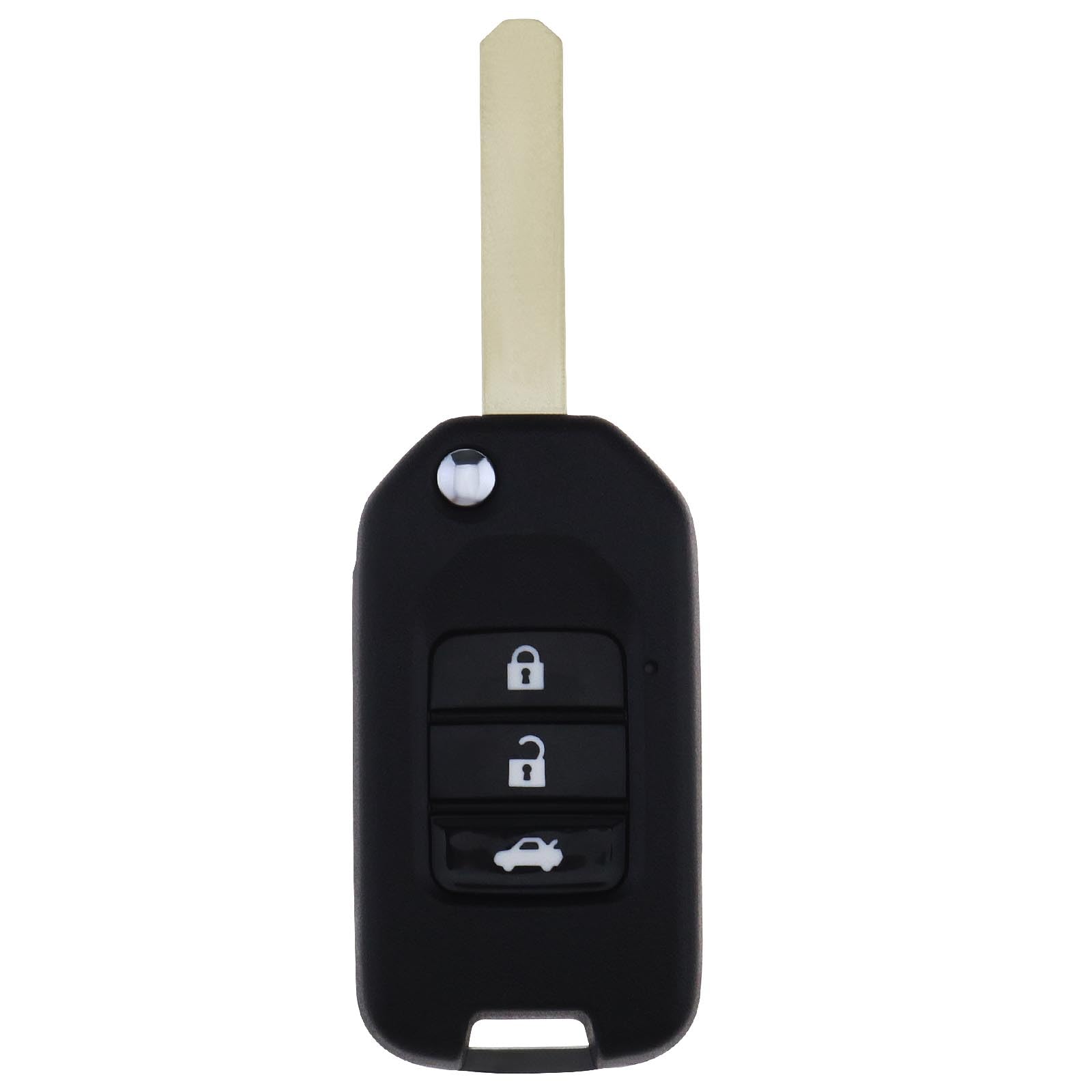 EMSea Auto 3-Tasten Klappschlüsselgehäuse Kompatibel mit Civic City Accord Jazz HRV CRV, Ersatz Automobil Flip-Fernbedienung Gehäuseabdeckung EMSea Auto 3-Tasten Klappschlüsselgehäuse Kompatibel mit Civic City Accord Jazz HRV CRV, Ersatz Automobil Flip-Fernbedienung Gehäuseabdeckung von EMSea