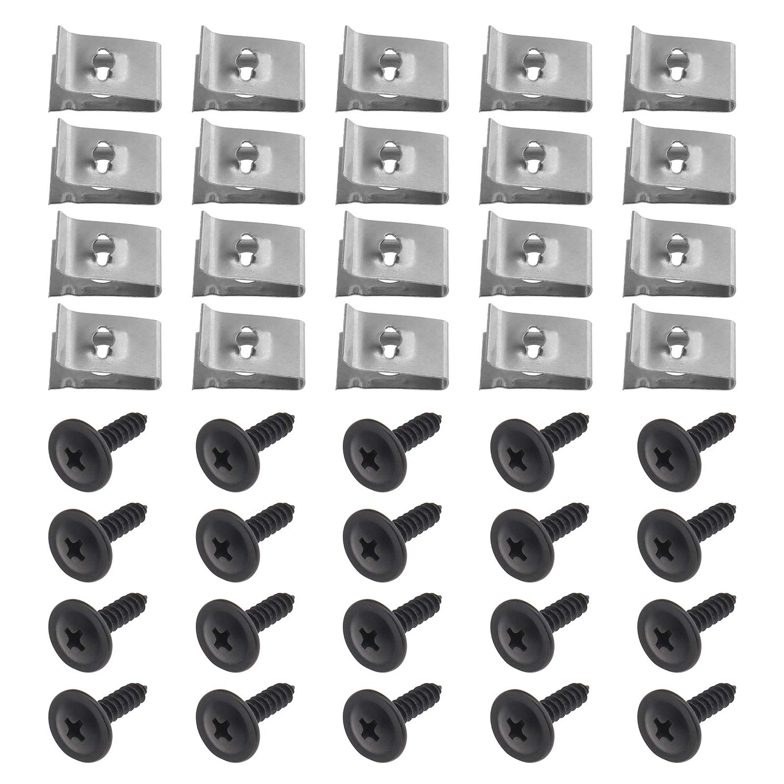 EMSea Befestigungs Schraube 20-tlg. Schrauben und Muttern Clip Kit für Unterfahrschutz mit Radlaufabdeckung Kompatibel mit N90775001 EMSea Befestigungs Schraube 20-tlg. Schrauben und Muttern Clip Kit für Unterfahrschutz mit Radlaufabdeckung Kompatibel mit N90775001 von EMSea