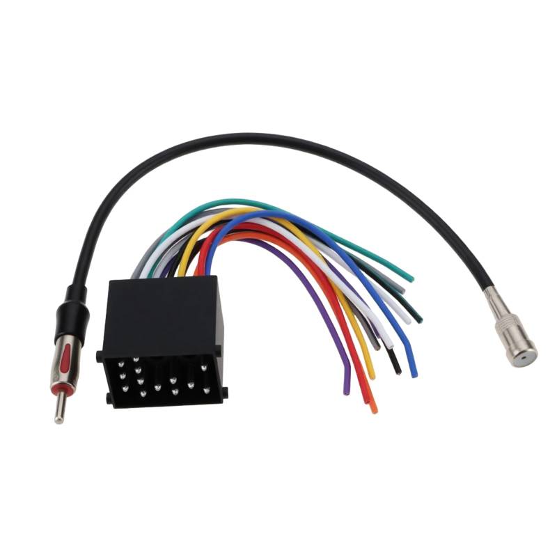 EMSea 1 Set Radio Stereo Kabelbaum Antenne Adapter Stecker Stecker Kit Kompatibel mit BMW 1988-2002 528i E46 325 323 328i 5 von EMSea