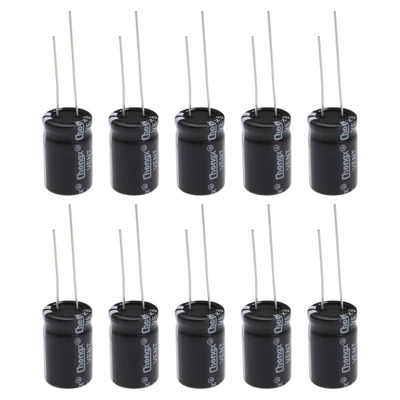 EMSea 10 Stück Elektrolytkondensator 1000 UF 35 V Lange Lebensdauer 105 °C Geeignet für die Reparatur Elektronischer Anwendungen von TV-Netzteilen (13 X 20 Mm) von EMSea