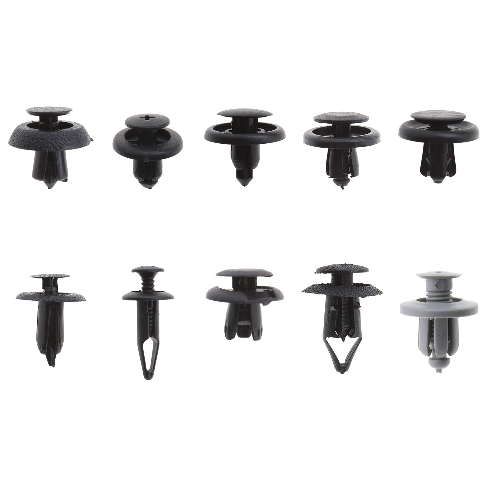 EMSea 100 Stück Autoverkleidungs-Clip Ersatz-Set Push-fit-Halterungen Kunststoff Push-in-Nieten Ziernieten Kit 10 Stile EMSea 100 Stück Autoverkleidungs-Clip Ersatz-Set Push-fit-Halterungen Kunststoff Push-in-Nieten Ziernieten Kit 10 Stile von EMSea
