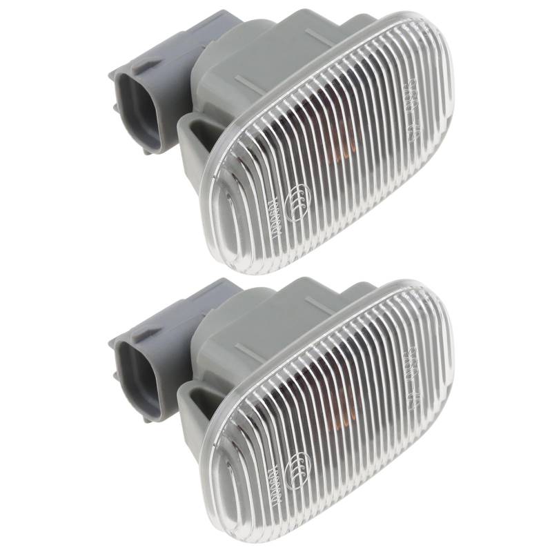 EMSea 2 STÜCKE Frontflügel Seitenblinker Blinker Kompatibel mit Toyota Corolla AVENSIS MR2 OE 81730-02022 81730-02023 81730-20220 56,1x35,8x46,4mm Autolicht von EMSea