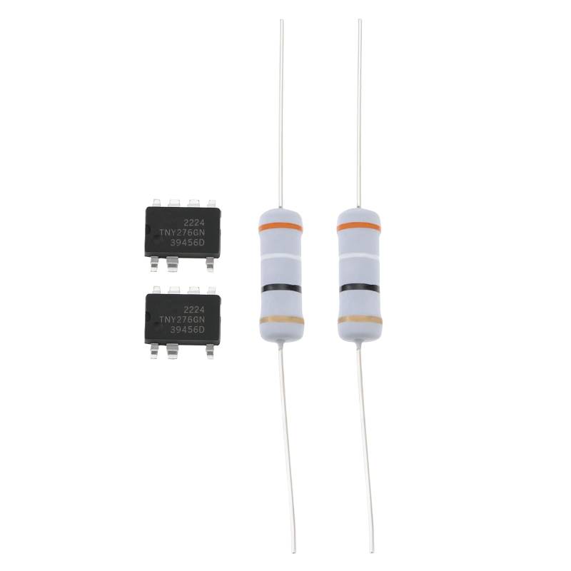 EMSea 2 Sätze TNY276GN-Netzteil-IC + Widerstand 39 Ohm 3 W Geeignet für die Reparatur von Waschmaschinen Und Trocknern Geräteplatinenwartung von EMSea