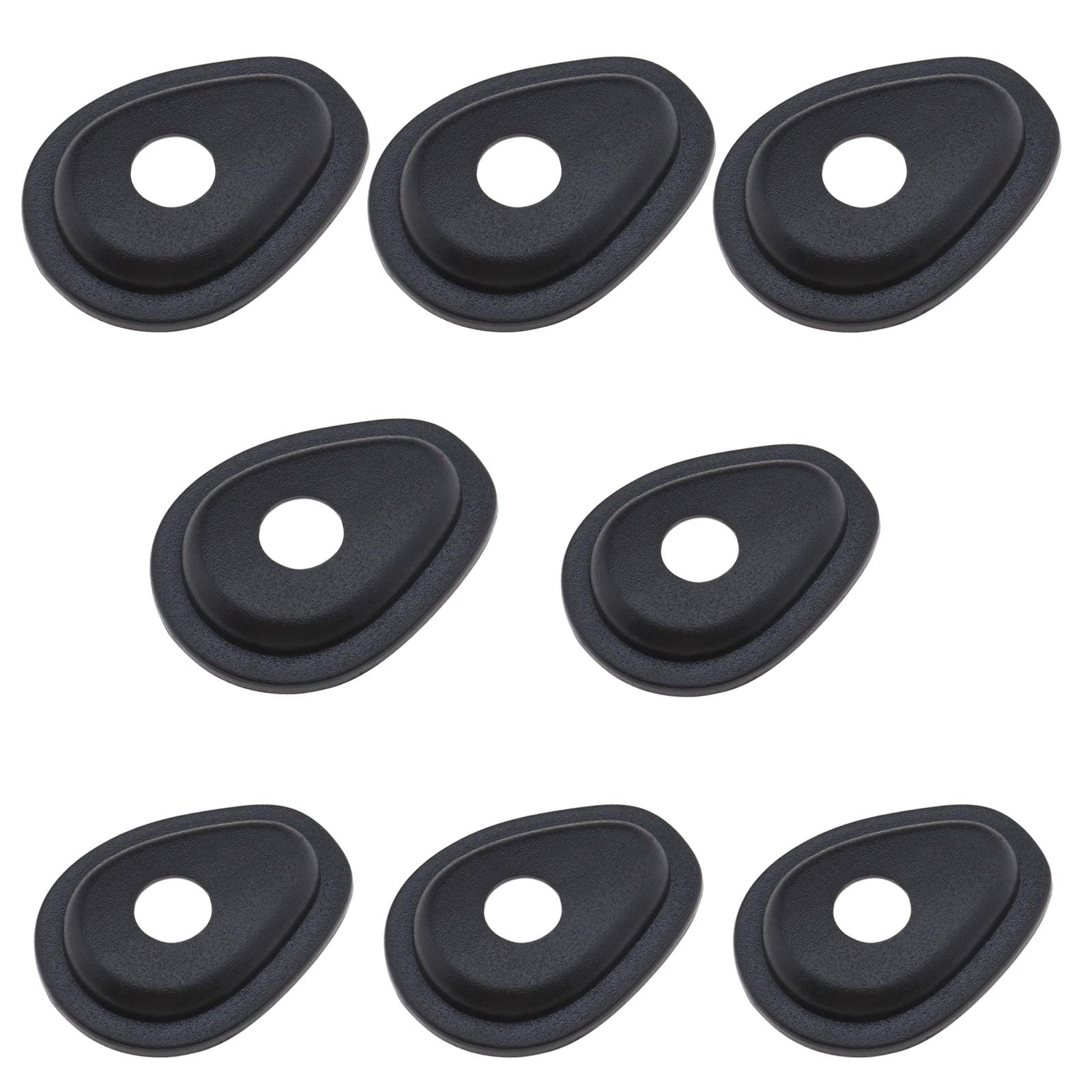 2 Set Motorrad Blinker Adapterplatten Kompatibel mit Yamaha MT07 MT09 Blinkerplatten Vorne Hinten Blinker Blinker Adapterplatte Kunststoff in Schwarz 2 Set Motorrad Blinker Adapterplatten Kompatibel mit Yamaha MT07 MT09 Blinkerplatten Vorne Hinten Blinker Blinker Adapterplatte Kunststoff in Schwarz von EMSea