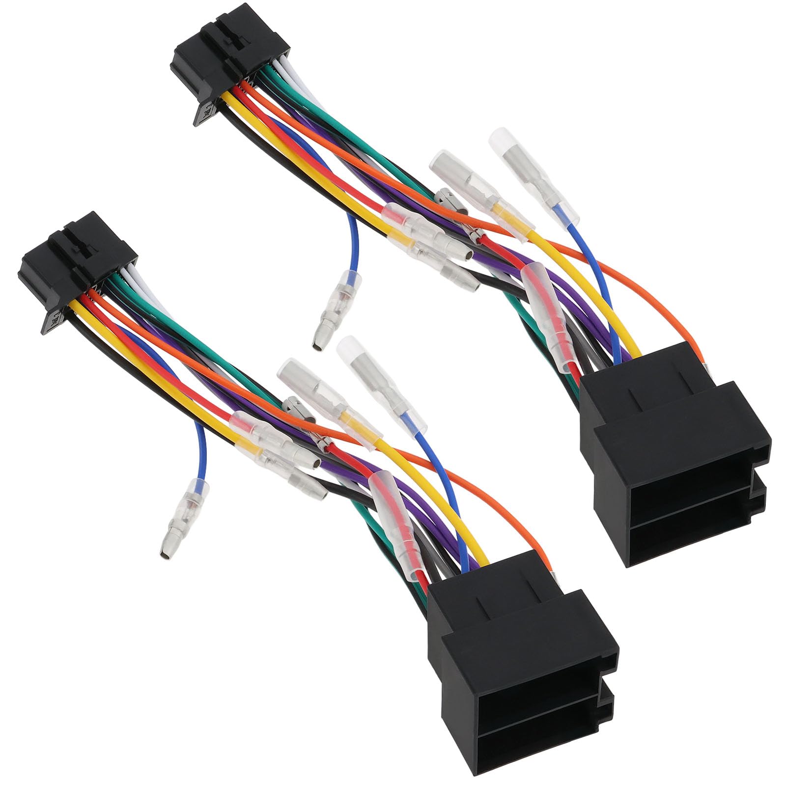 EMSea 2 Stück Autoradio-Adapter 16-poliger ISO-Kabelbaum-Anschlussadapter Kompatibel mit Pioneer-Autoradio Kompatibel mit VW EMSea 2 Stück Autoradio-Adapter 16-poliger ISO-Kabelbaum-Anschlussadapter Kompatibel mit Pioneer-Autoradio Kompatibel mit VW von EMSea