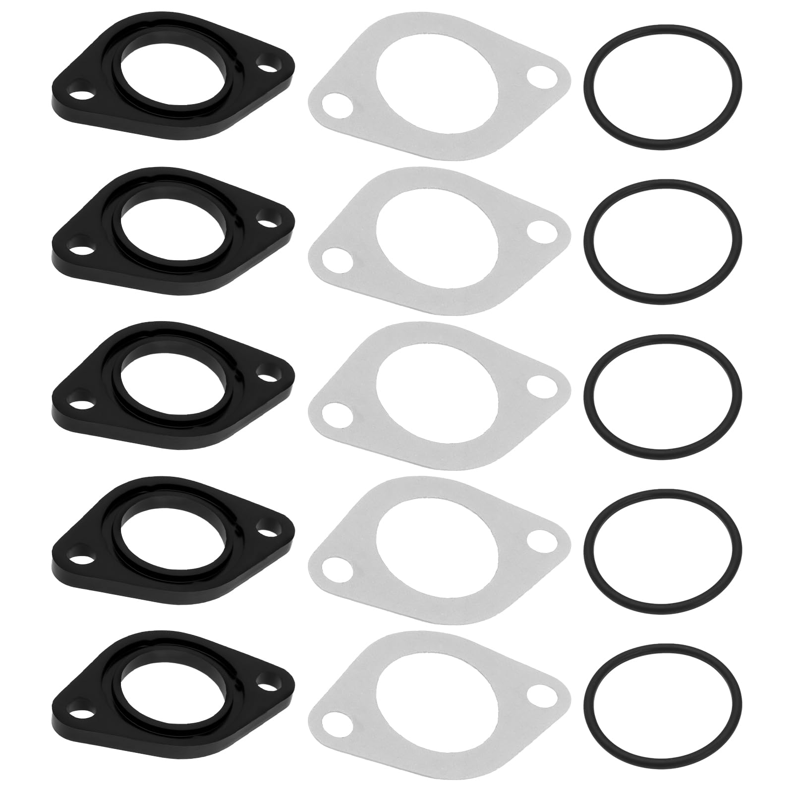 EMSea 5 Sätze Motorrad Wärmeeinlass-Dichtungssatz 26mm Motocross Vergaser Ansaugkrümmerdichtung Kompatibel mit Pit Bike110cc 125cc EMSea 5 Sätze Motorrad Wärmeeinlass-Dichtungssatz 26mm Motocross Vergaser Ansaugkrümmerdichtung Kompatibel mit Pit Bike110cc 125cc von EMSea