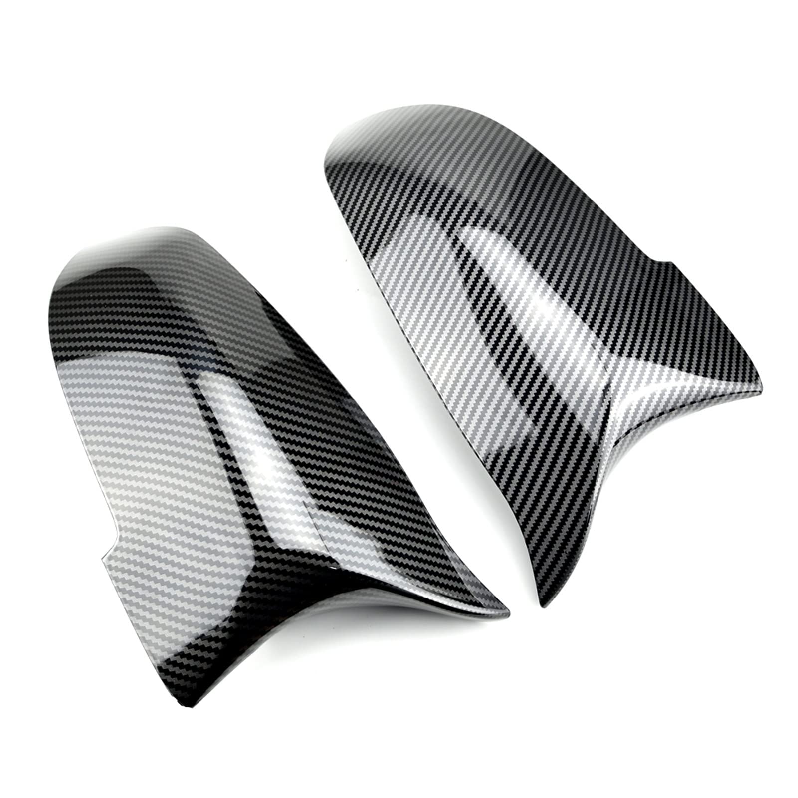 EMTOG Rückspiegelabdeckung, Flügelseite, Rückspiegelkappe, passend for BMW 5er F10 F11 F18 LCI 2014–2017, Auto-Tuning-Zubehör Ersatzbezüge (Size : Carbon Pattern) von EMTOG