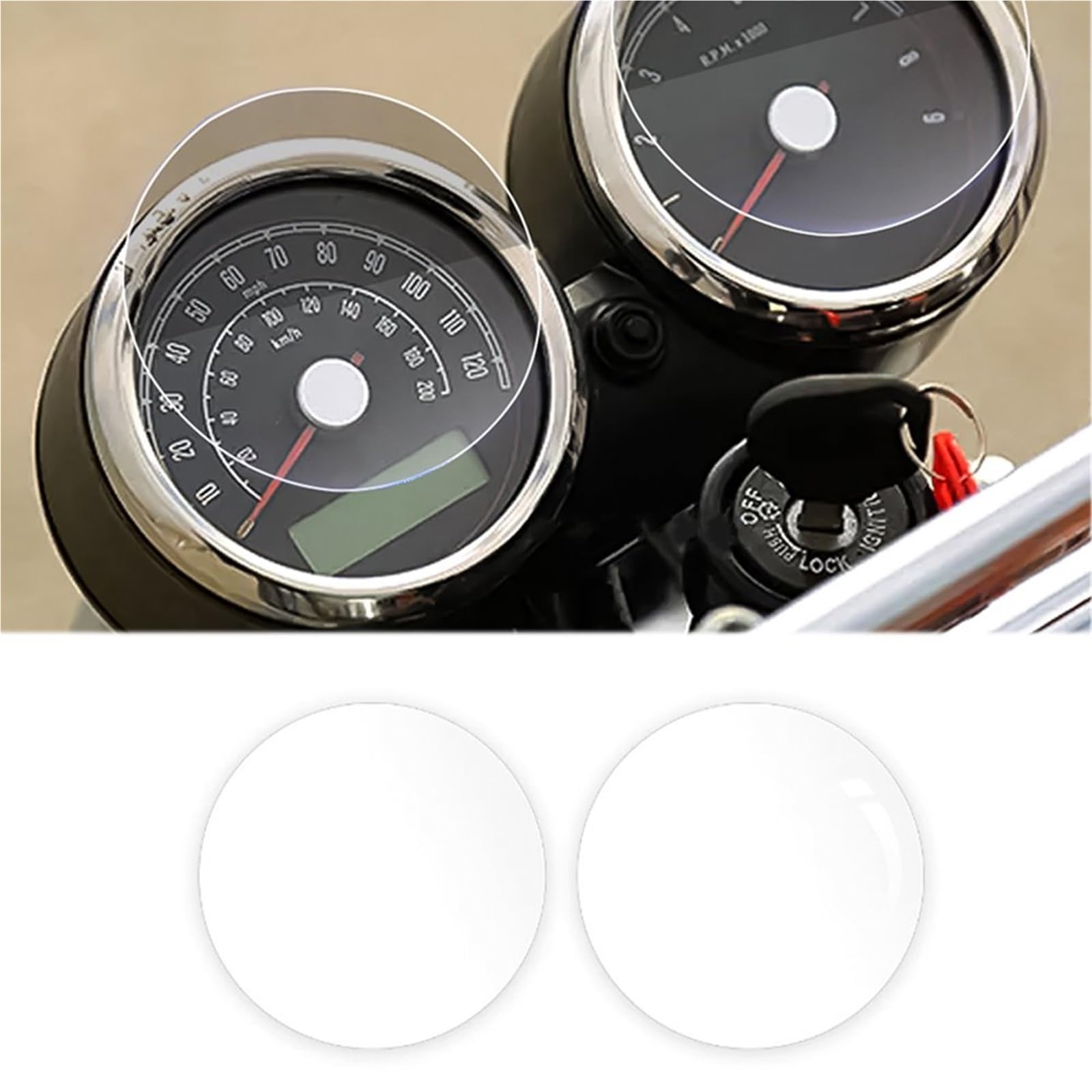 Für Royal Enfield Continental GT 650 Continental GT TFT LCD 2018 – Zubehör Armaturenbrett-Displayschutzfolien Für Royal Enfield Continental GT 650 Continental GT TFT LCD 2018 – Zubehör Armaturenbrett-Displayschutzfolien von EMYMPUKSCK