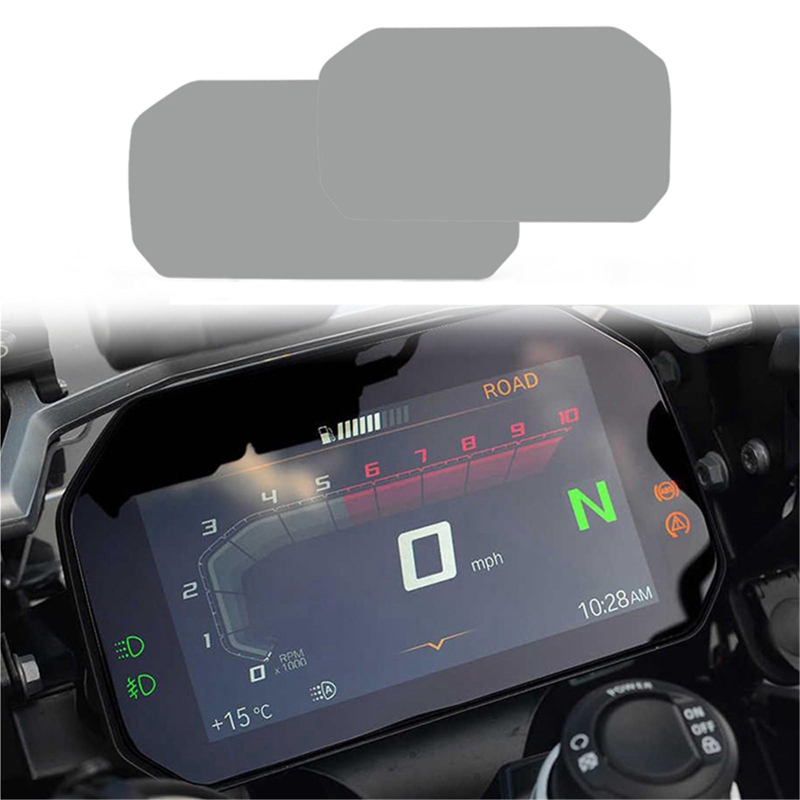 Motorrad-Armaturenbrett-Tachometerfolie, Displayschutzfolie, Aufkleber Für C400GT F750GS S1000RR Motorrad-Armaturenbrett-Tachometerfolie, Displayschutzfolie, Aufkleber Für C400GT F750GS S1000RR von EMYMPUKSCK