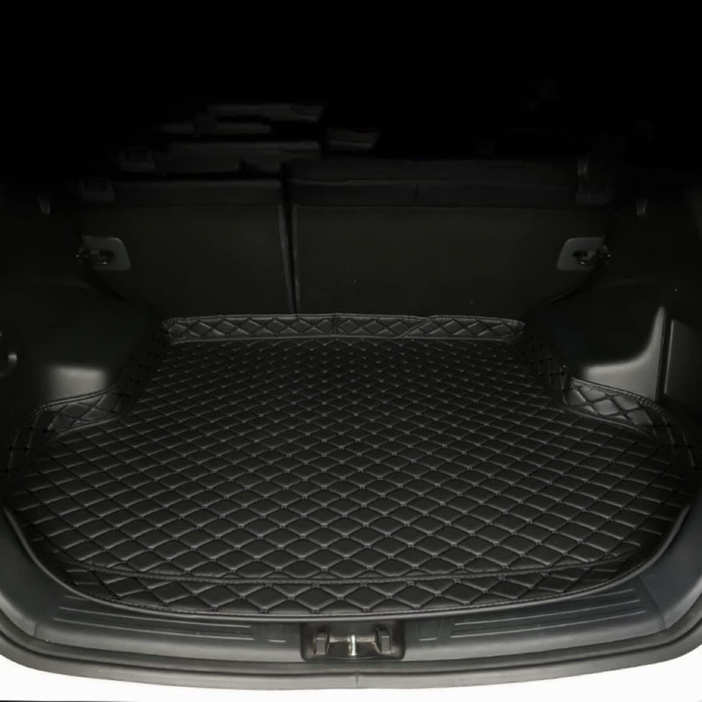 Kofferraum Schutzmatten aus Leder für Volkswagen VW Arteon Shooting Brake 2020 2021 2022 2023, Auto Kofferraummatte, Kofferraum-Schutzmatte- Maßgeschneiderte Gepäckraumeinlage,D von ENDYAK