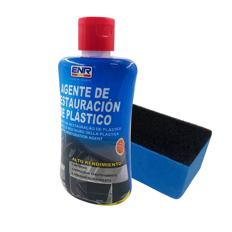 ENERFERO Kunststoff-Restaurator für Autos, Erneuerung von Kunststoffen und Gummibändern für Autos (Eine Flasche verbesserte Version) von ENERFERO
