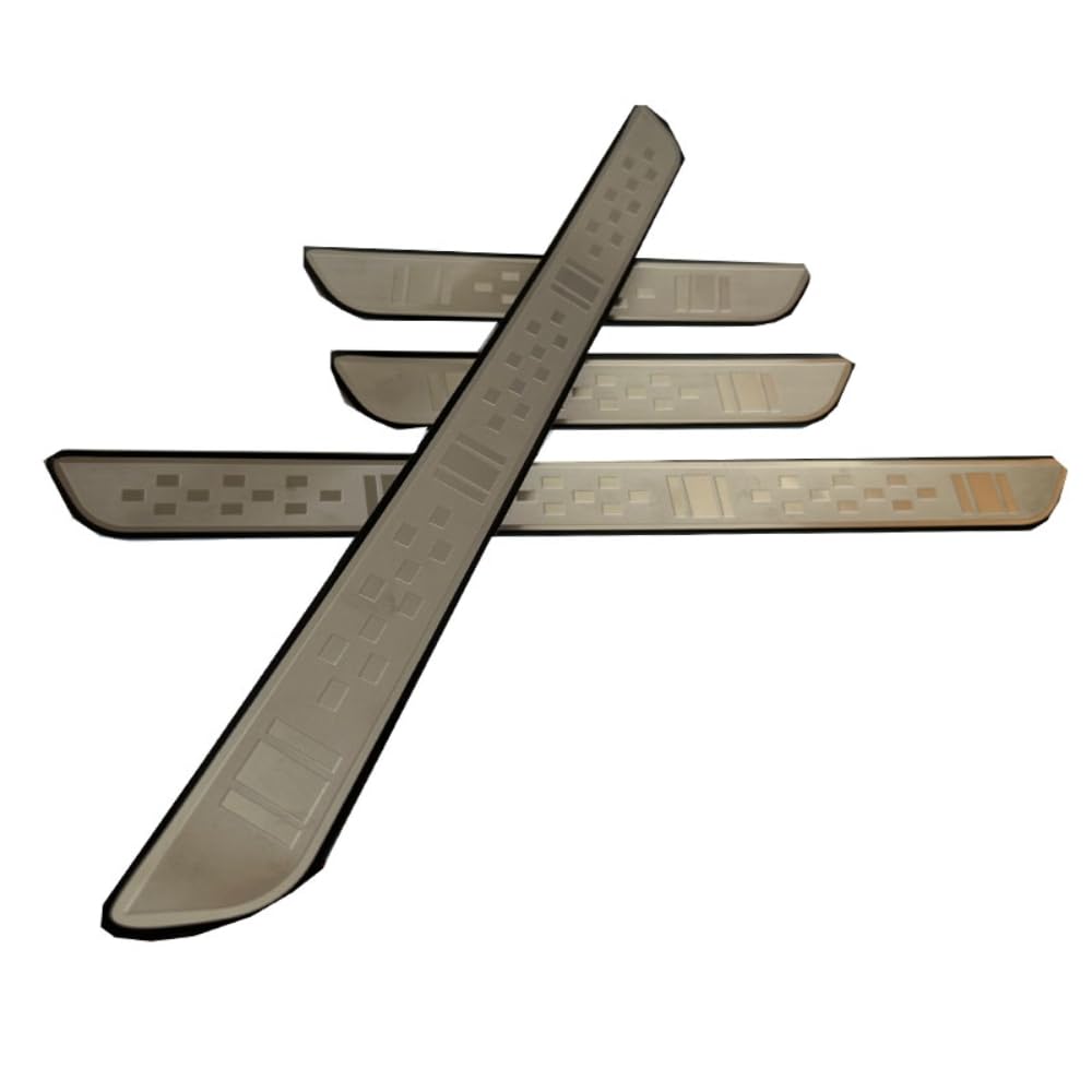 ENFILY 4 Stück Auto-Außentürschwellen-Schutz-Zubehör für Dodge Scuff Guard Threshold Welcome Pedal Strip Cover Styling Dekoration Aufkleber ENFILY 4 Stück Auto-Außentürschwellen-Schutz-Zubehör für Dodge Scuff Guard Threshold Welcome Pedal Strip Cover Styling Dekoration Aufkleber von ENFILY