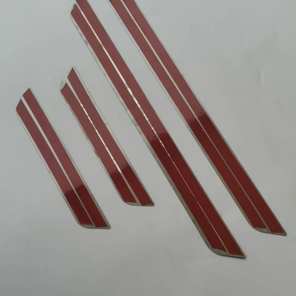 ENFILY 4 Stück Edelstahl Auto Einstiegsleisten Schutz Argo für Mopar Schwelle Anti-Verschleiß Zierstreifen Scuff Guard Pedal Abdeckung ENFILY 4 Stück Edelstahl Auto Einstiegsleisten Schutz Argo für Mopar Schwelle Anti-Verschleiß Zierstreifen Scuff Guard Pedal Abdeckung von ENFILY