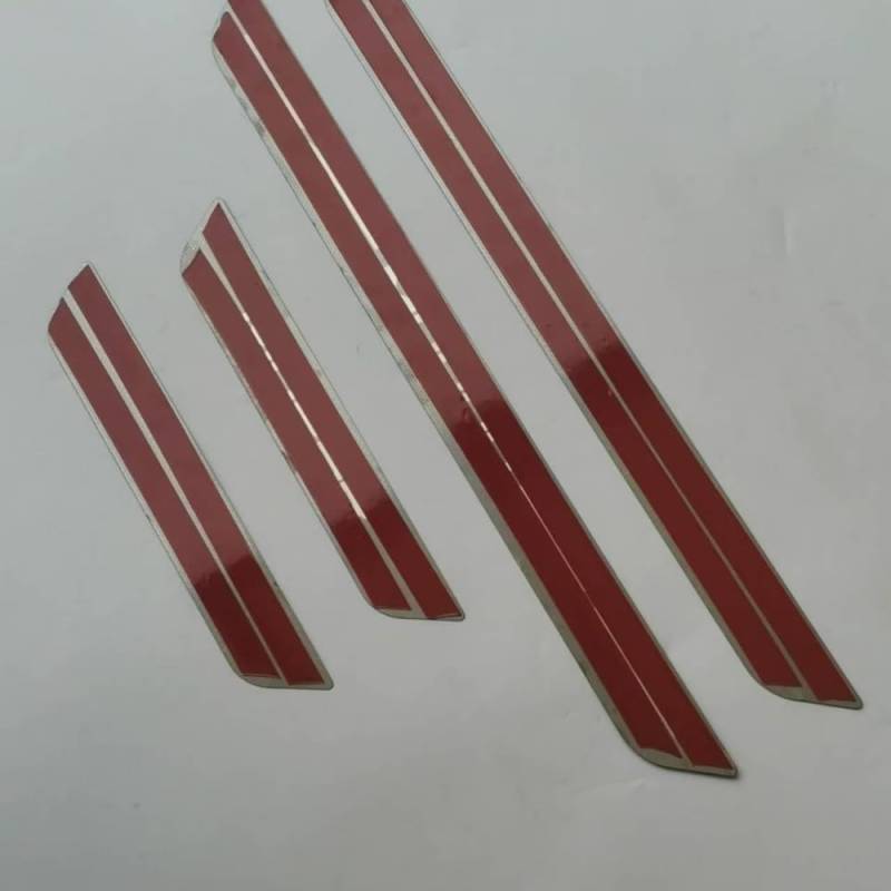 ENFILY 4 Stück Edelstahl Auto Einstiegsleisten Schutz Argo für Mopar Schwelle Anti-Verschleiß Zierstreifen Scuff Guard Pedal Abdeckung von ENFILY
