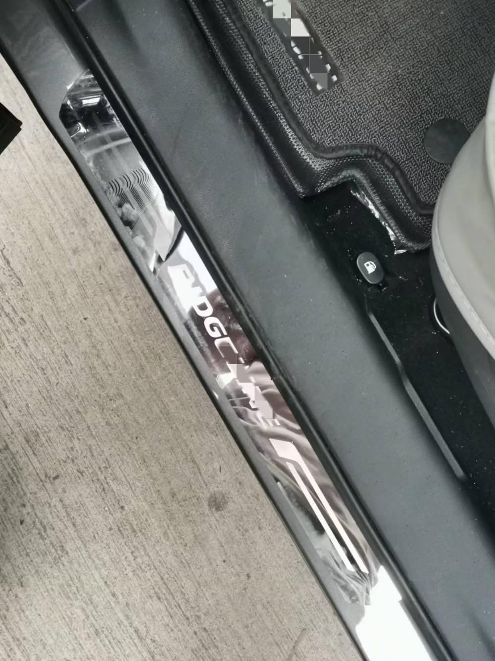 ENFILY 4 Stück Edelstahl Auto Einstiegsleisten Schutz Zubehör für Firstschwelle Anti-Verschleiß-Dekorstreifen Abriebschutz Pedalabdeckung (Silber) von ENFILY