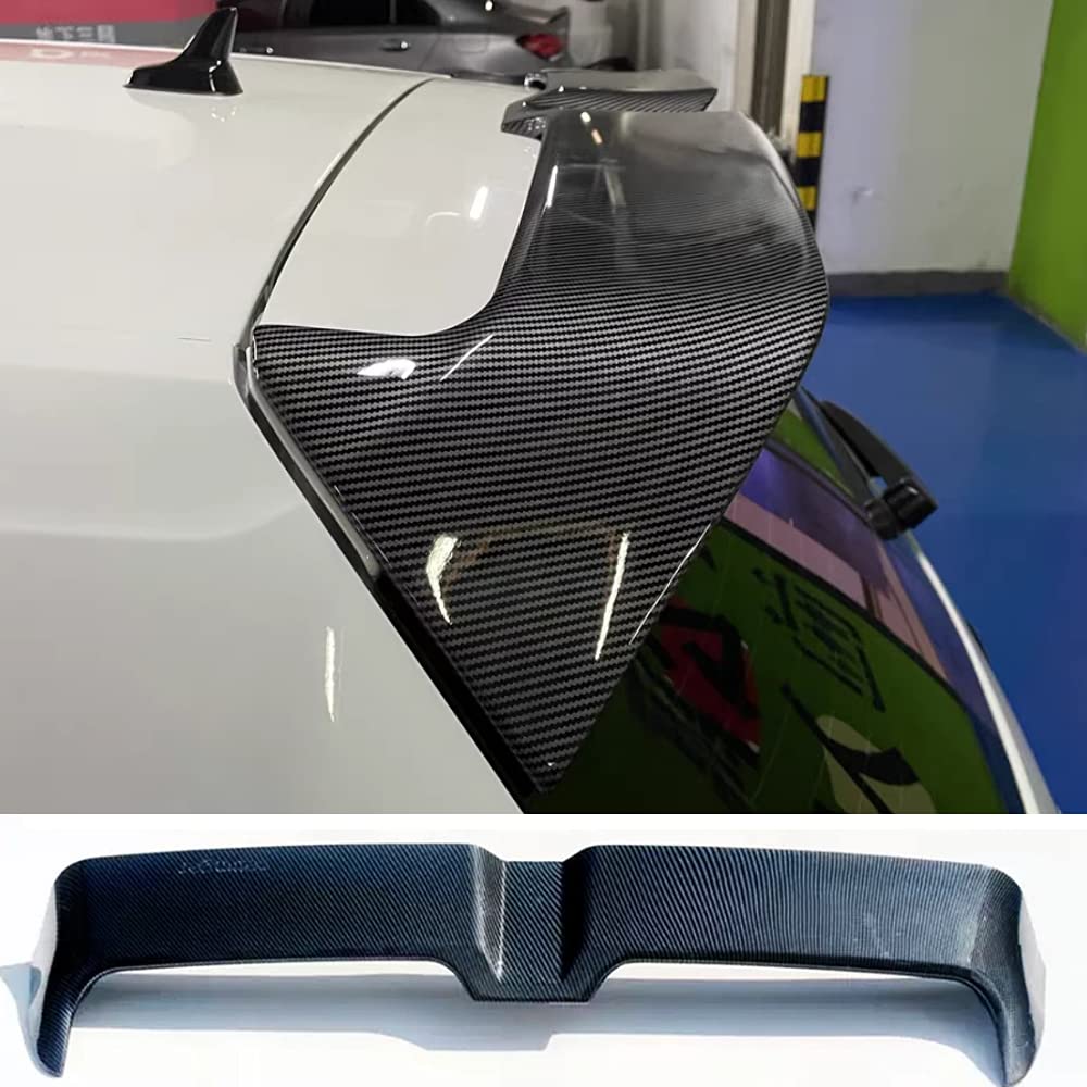 ENFILY Auto Heckspoiler für VW Go-lf 7/7.5 MK7 7R 2014-2020, Auto Dachdekoration Heck, Heckklappe Kofferraumdeckel Flügel Modifizierte Styling Kits Zubehör (Carbon fiber-7/7.5 R) von ENFILY
