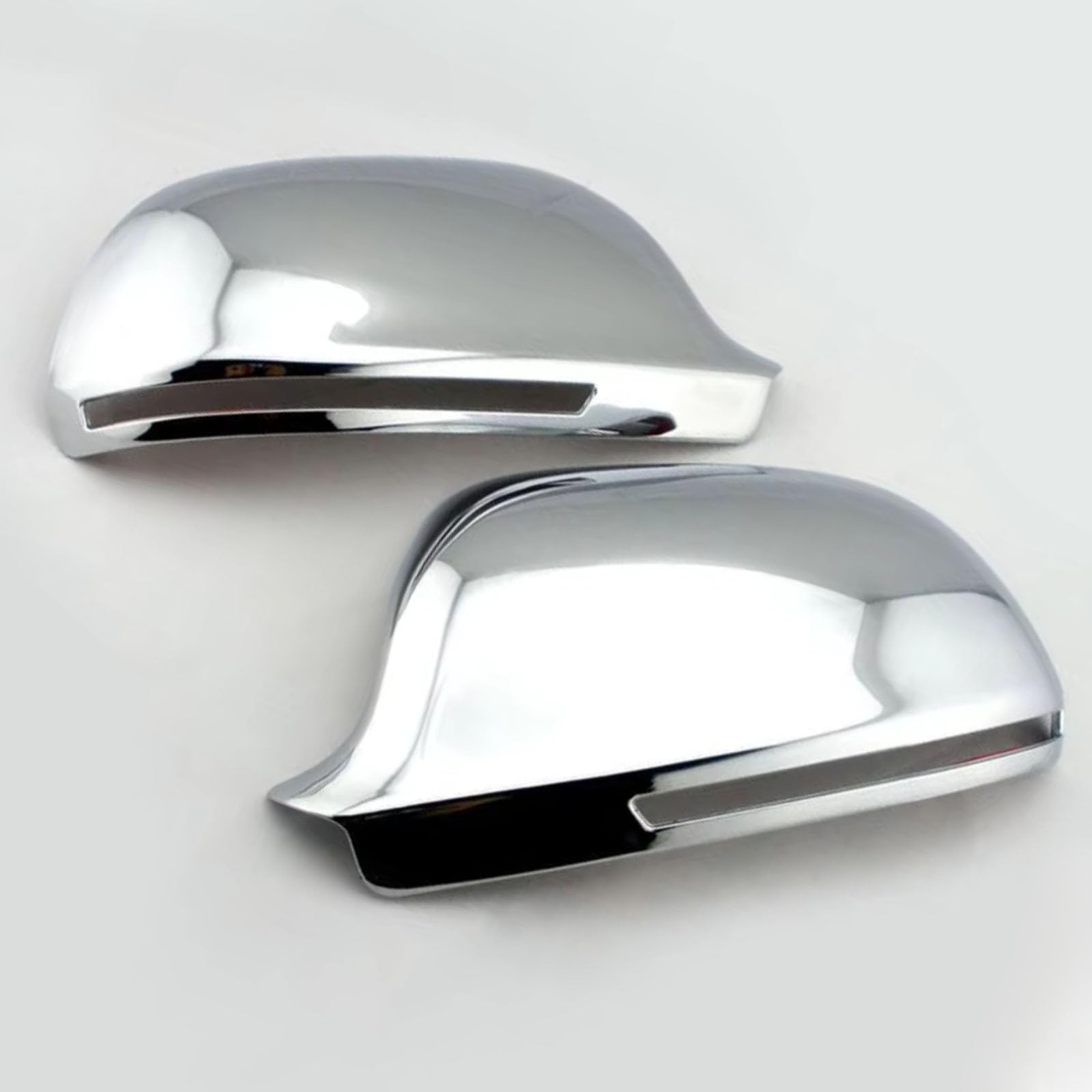 Kompatibel Mit A3 S3 A4 S4 A5 S5 A6 S6 RS6 2008 2009 2010 2011 Mattchrome Seitenspiegelabdeckung Außenspiegelkappen Autozubehör(Matt Chrome) von ENGOER