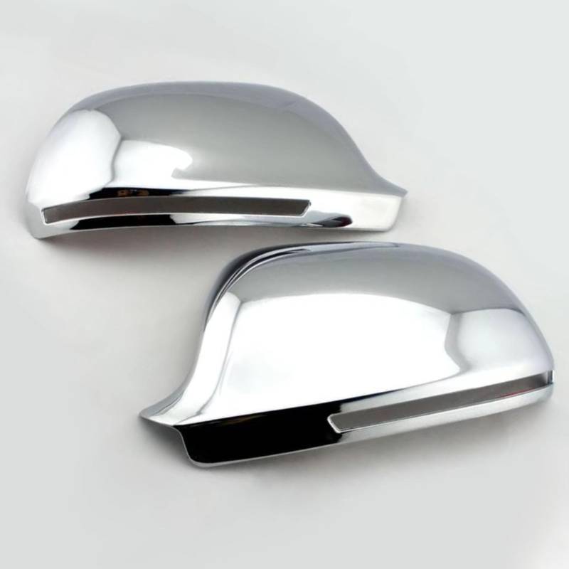 Kompatibel Mit A3 S3 A4 S4 A5 S5 A6 S6 RS6 2008 2009 2010 2011 Mattchrome Seitenspiegelabdeckung Außenspiegelkappen Autozubehör(Matt Chrome) von ENGOER