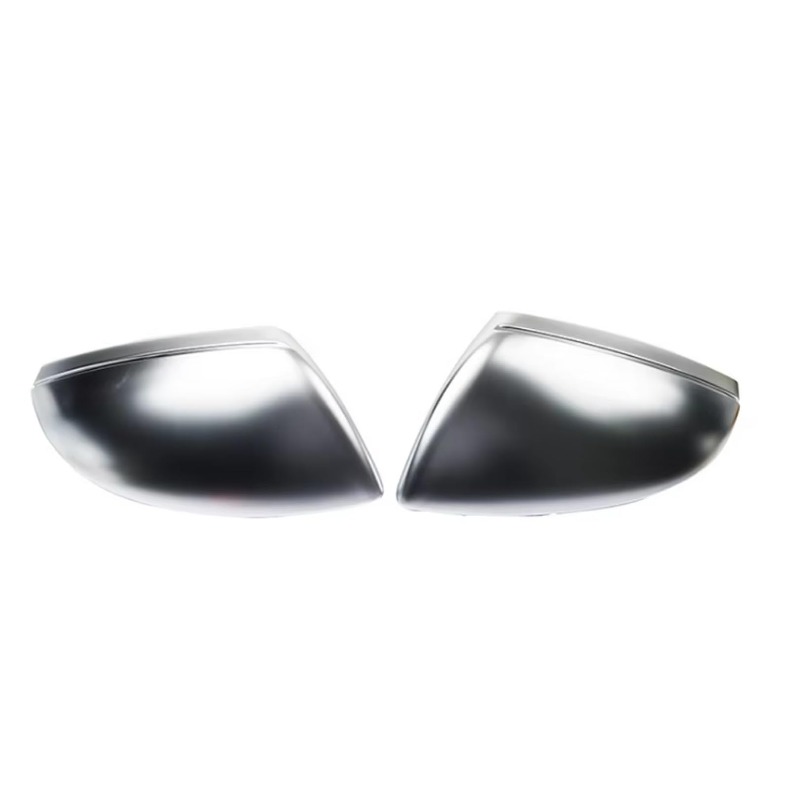Kompatibel Mit A6 A7 A8 C8 D5 2018 2019 2020 2021, Ersatz-Seitentür-Rückspiegelschutzabdeckung, Verkleidung Aus ABS, Mattem Chrom, Autoteile(With hole) von ENGOER