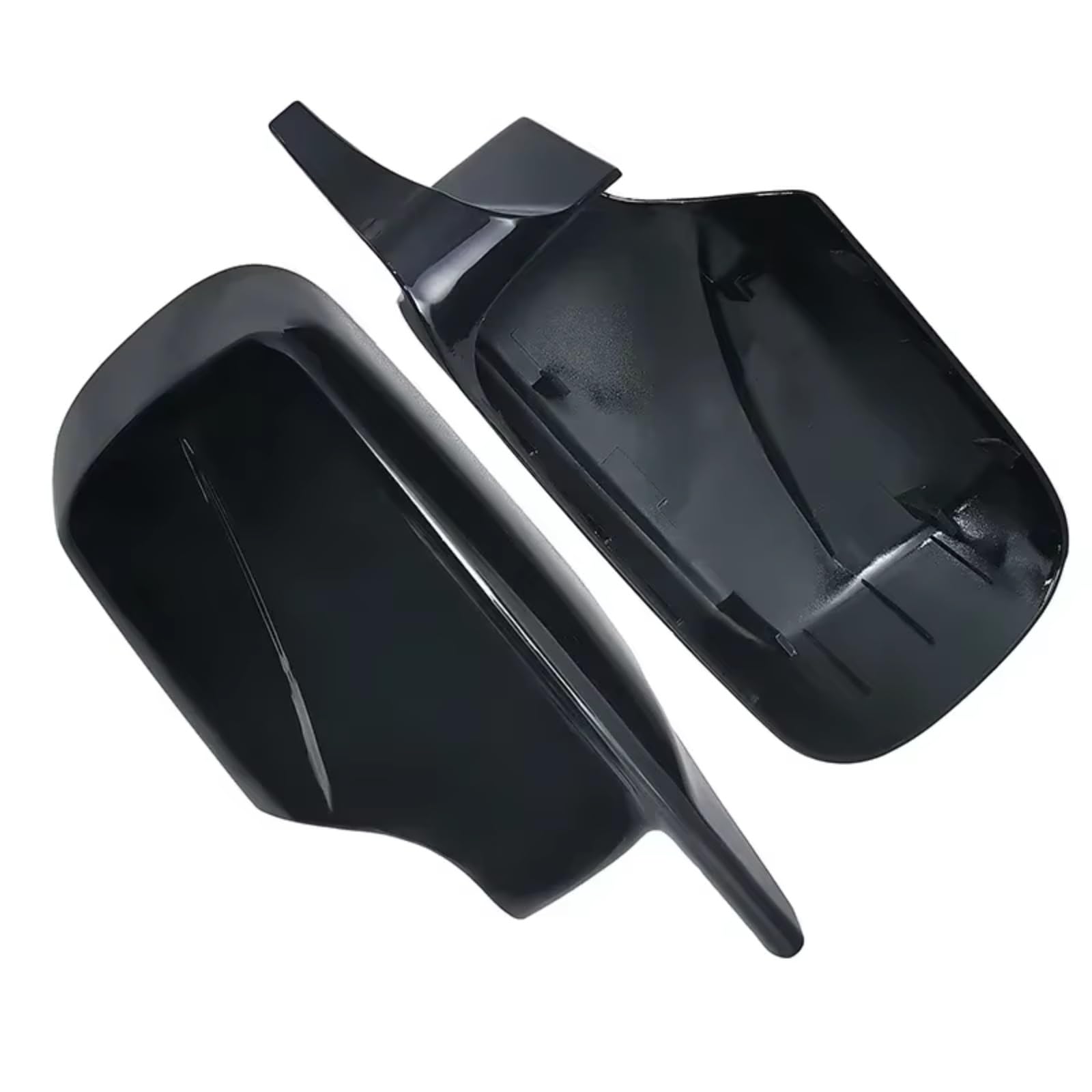 Kompatibel Mit BMW 3er 5er E46 E39 4-Türer 1996 1997 1998 1999 2000 2001 2002 2003 2004 2005 Seitentür-Rückspiegel-Abdeckkappe, Schwarz(Carbon Fiber Look) von ENGOER