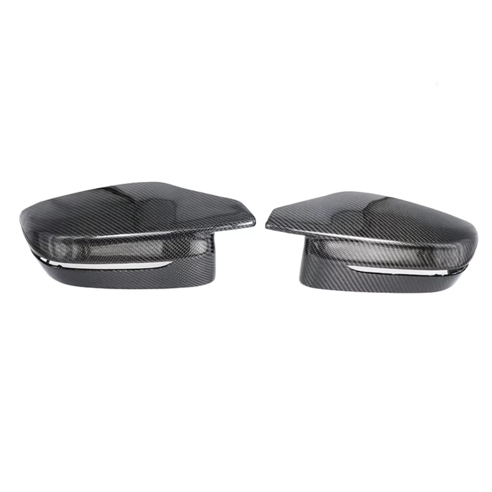 Kompatibel Mit BMW Für 3er 4 5er 7er 8er G20 G22 G23 G26 G30 G11 G12 G14 G15 G16 2016-2023 Ersatz-Rückspiegelabdeckungen Aus Kohlefaser(Left Hand Drive) von ENGOER