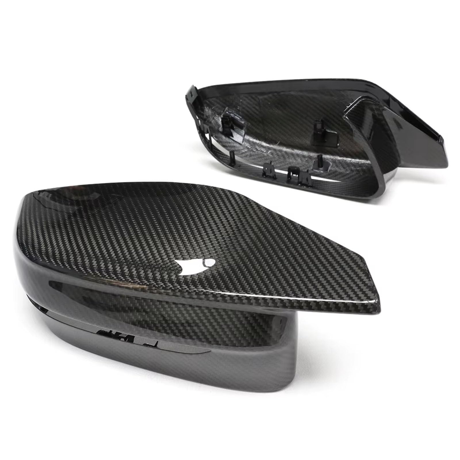 Kompatibel Mit BMW Für M2 M3 M4 G87 G80 G81 G82 G83 2021 2022 2023 2024, Trockene Vollcarbon-Rückspiegelabdeckung, LHD RHD(LHD car Replace) von ENGOER