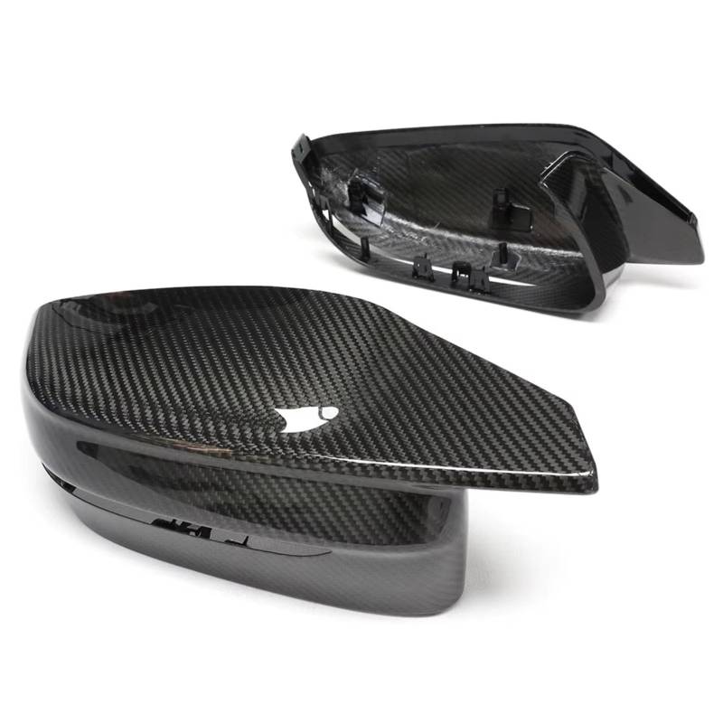 Kompatibel Mit BMW Für M2 M3 M4 G87 G80 G81 G82 G83 2021 2022 2023 2024, Trockene Vollcarbon-Rückspiegelabdeckung, LHD RHD(RHD car Replace) von ENGOER