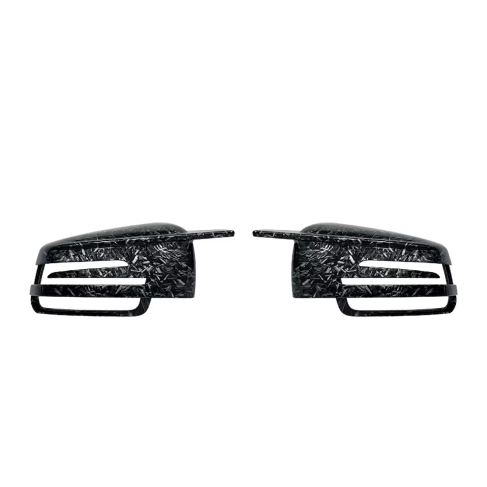 Kompatibel Mit Benz ABCES Für CLA GLK GLA-Klasse W176 W246 W204 W212 W221 C117 X204 X156 2006–2018, Carbonfaser-Rückspiegelabdeckung(Forged Carbon Look) von ENGOER