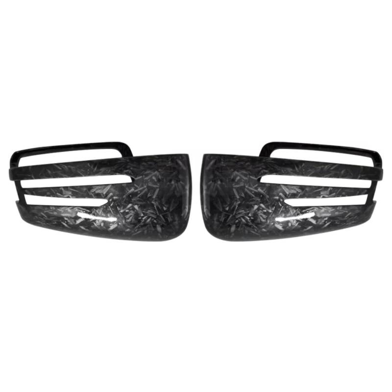 Kompatibel Mit Benz Für ABCES Für CLA GLA GLK-Klasse W176 W246 W204 W212 W221 C177 X204 X156 2006–2018 Auto-Rückspiegelabdeckung(Forged Carbon Look) von ENGOER