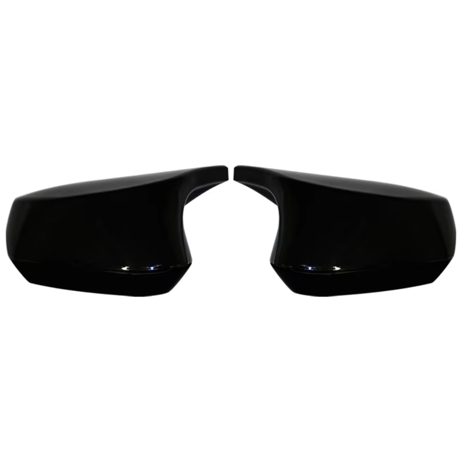 Kompatibel Mit Chevrolet Für Corvette C8 2020 2021 2022 2023 2024 2 Stück Seitenflügel-Abdeckkappe Für Rückspiegel Externes Zubehör(Gloss Black) von ENGOER