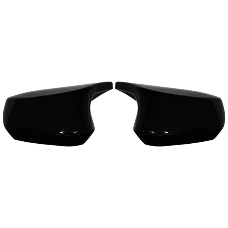 Kompatibel Mit Chevrolet Für Corvette C8 2020 2021 2022 2023 2024 2 Stück Seitenflügel-Abdeckkappe Für Rückspiegel Externes Zubehör(Gloss Black) von ENGOER