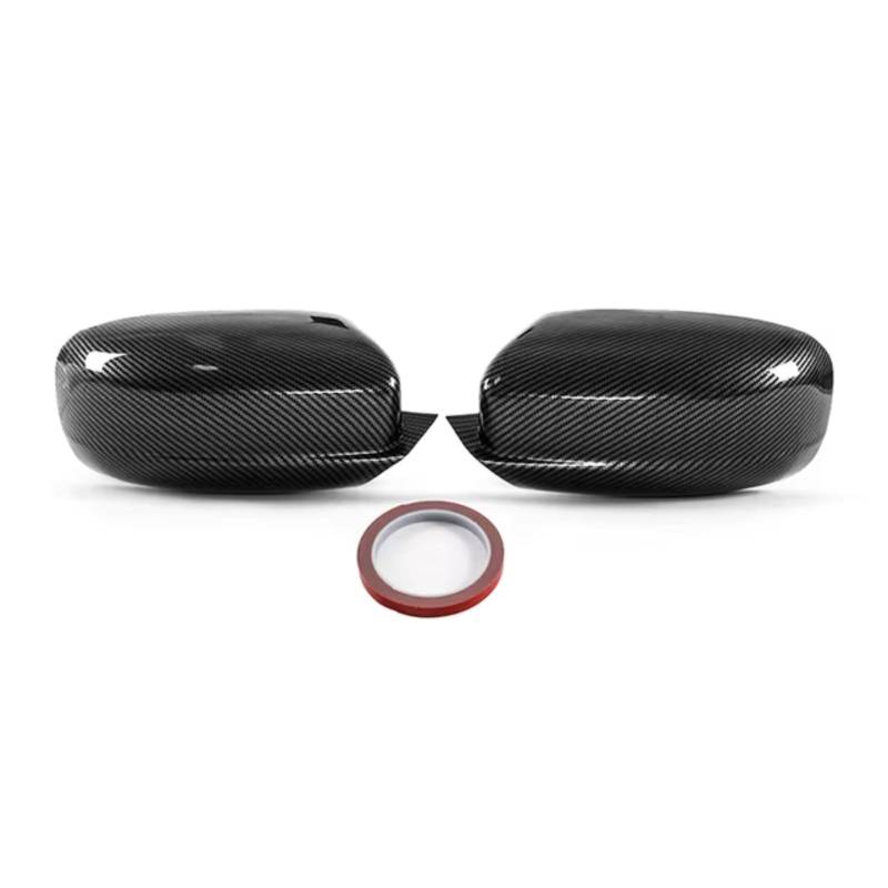 Kompatibel Mit Chrysler Für 200 300 2011 2012 2013 2014 2015 2016 2017 2018 Auto-Rückseitenspiegel-Abdeckung Rückansicht-Fall(Carbon) von ENGOER